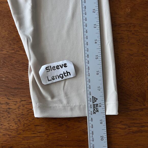 Susan Graver Women's 1X Tunic Top Colorblock‎ Stretch Knit 3/4 Sleeve Career - Picture 8 of 10